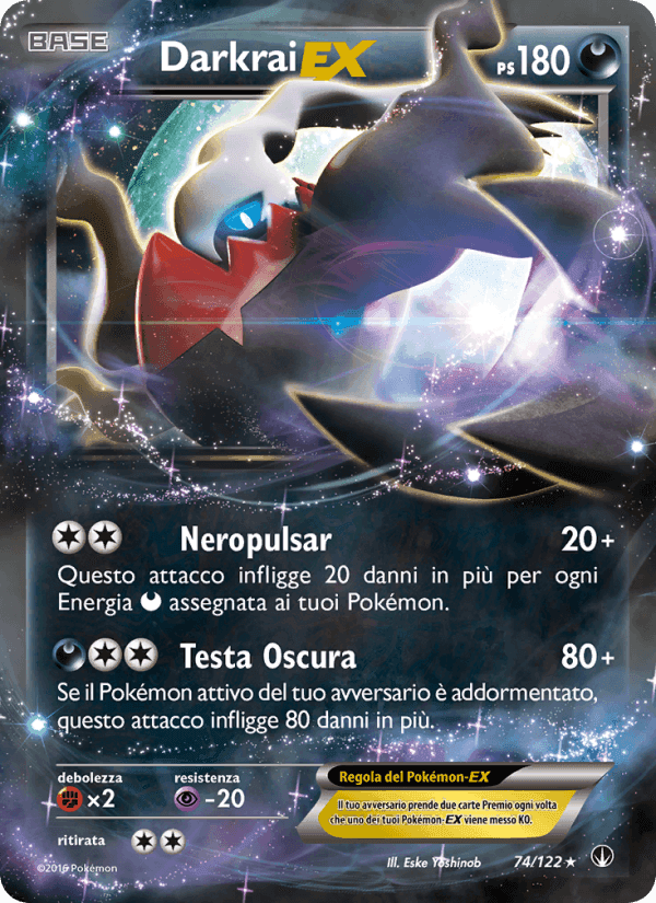 Darkrai EX, carta 74 di Turbo Crash