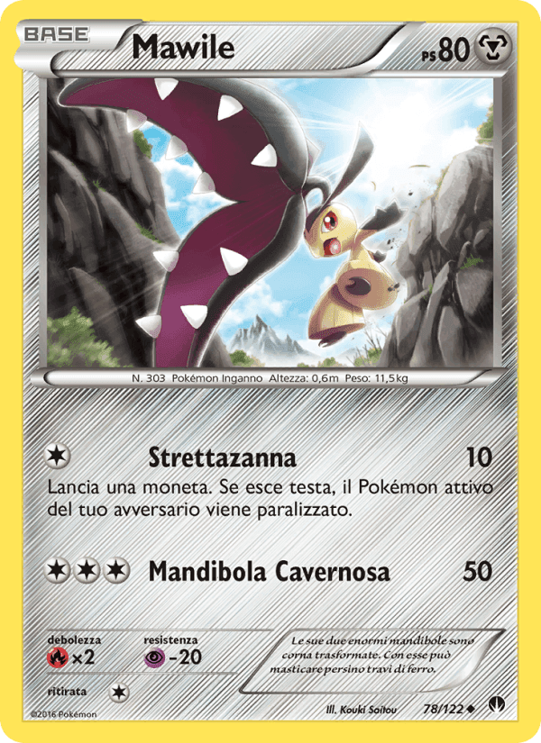 Mawile, carta 78 di Turbo Crash