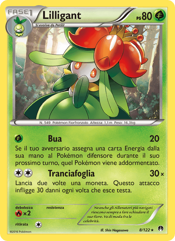 Lilligant, carta 8 de Turbo Crash