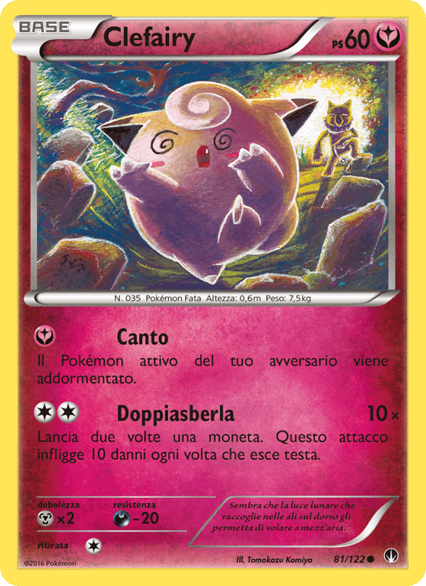Clefairy, carta 81 di Turbo Crash