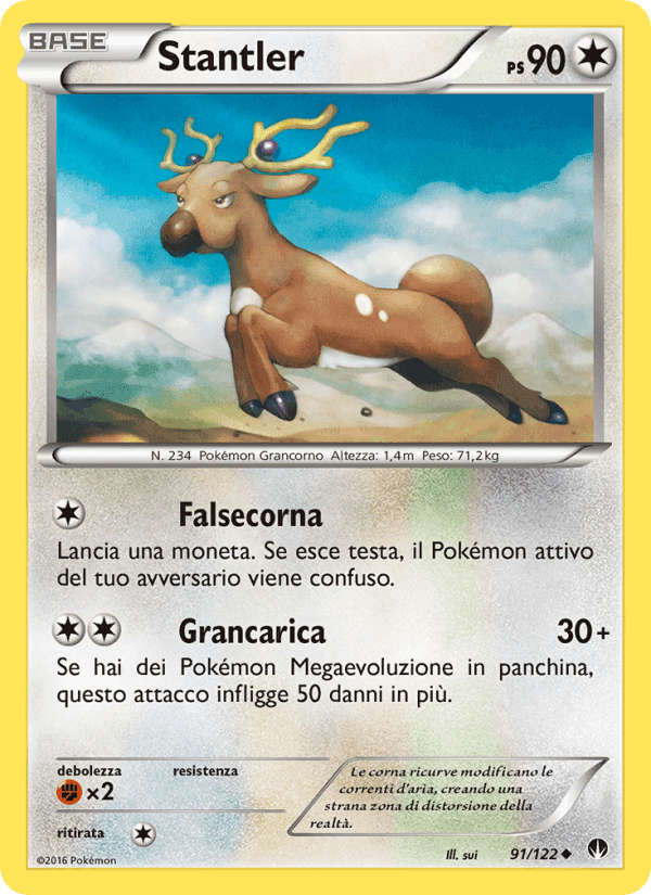 Stantler, carta 91 di Turbo Crash