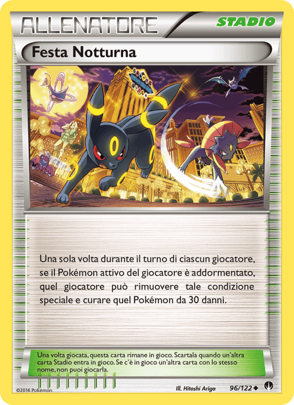 Festa Notturna, carta 96 di Turbo Crash