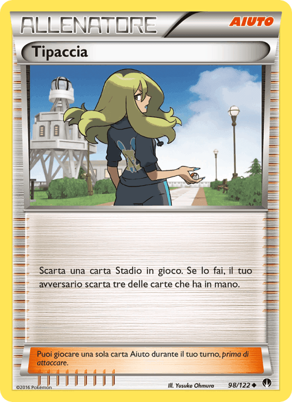 Tipaccia, carta 98 di Turbo Crash