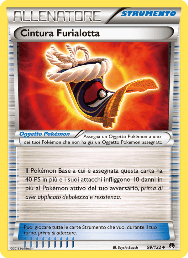 Cintura Furialotta, carta 99 di Turbo Crash