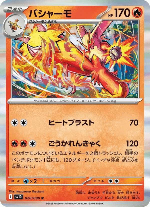 バシャーモ, carte 020 de Rivalités Destinées