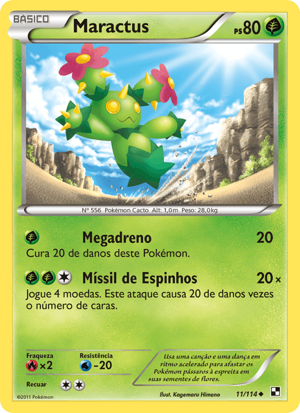 Maractus, carta 11 di Black & White