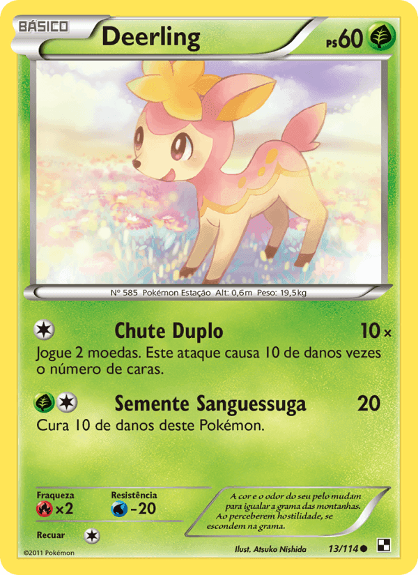 Deerling, carte 13 de Black & White