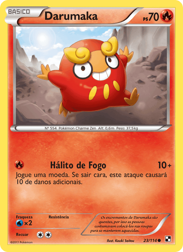 Darumaka, carta 23 di Black & White