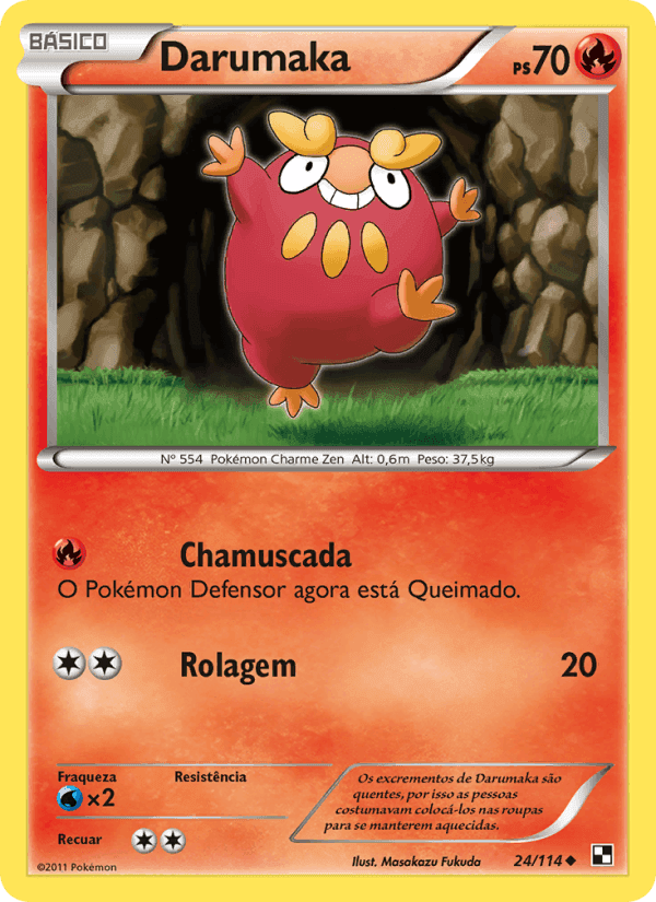 Darumaka, carta 24 di Black & White