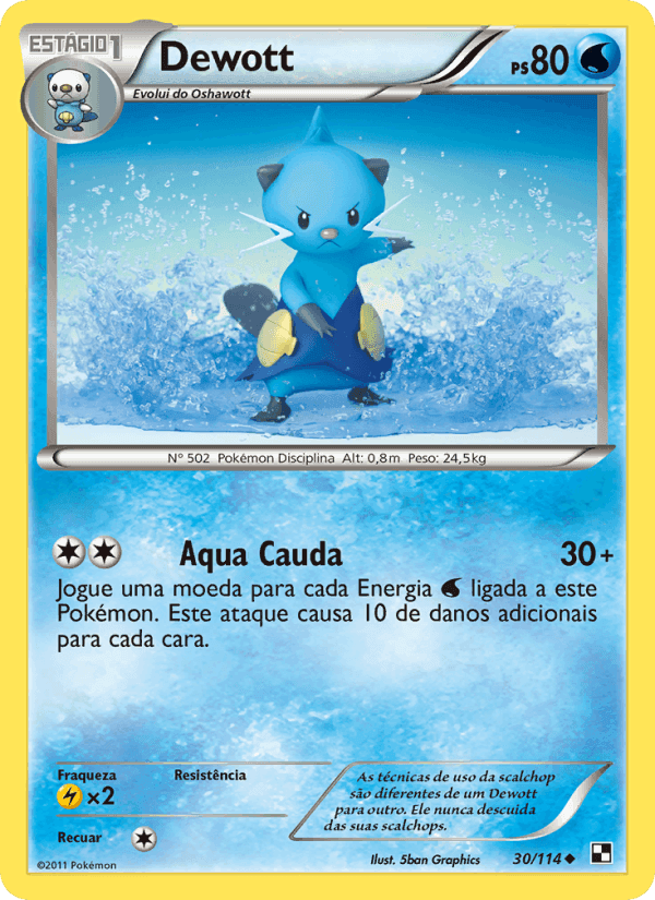 Dewott, carta 30 de Black & White