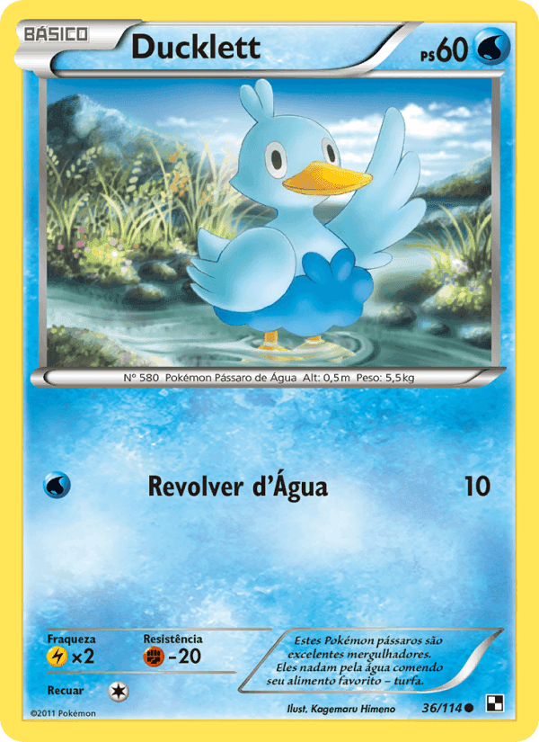 Ducklett, carta 36 de Black & White
