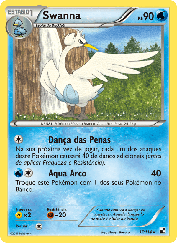 Swanna, carta 37 de Black & White