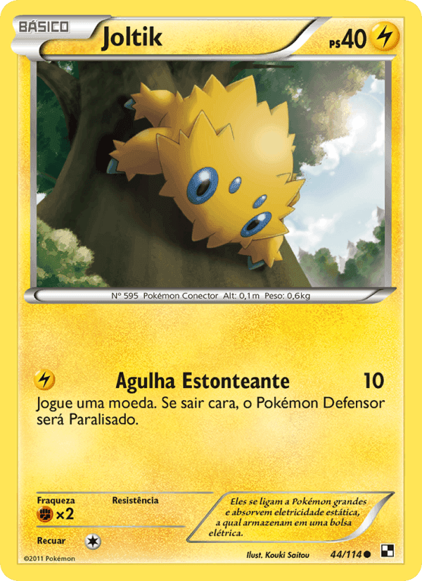 Joltik, carte 44 de Black & White
