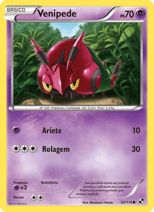 Venipede, carta 52 de Black & White