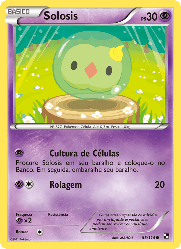 Solosis, card 55 from Black & White