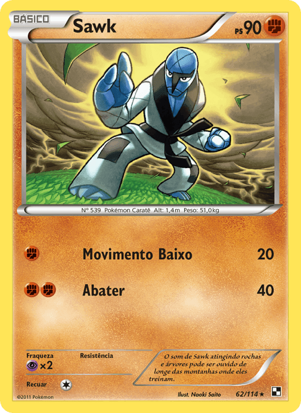 Sawk, card 62 from Black & White