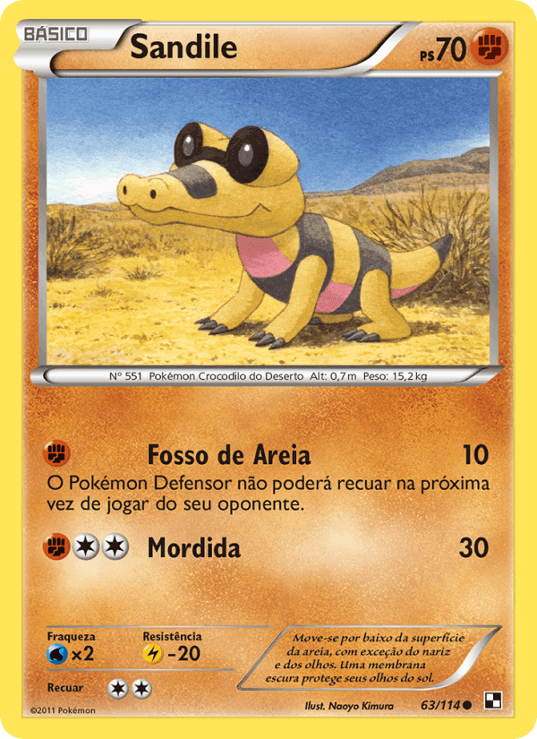 Sandile, carta 63 de Black & White