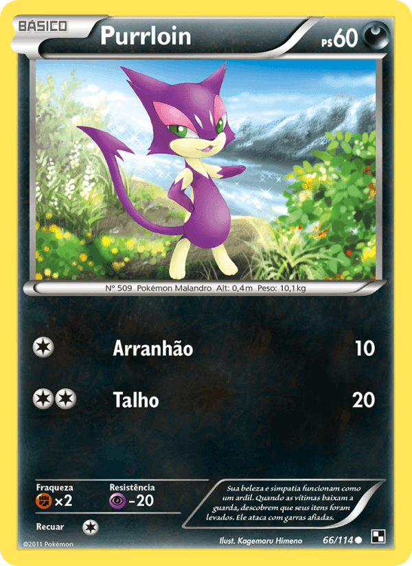 Purrloin, carta 66 de Black & White
