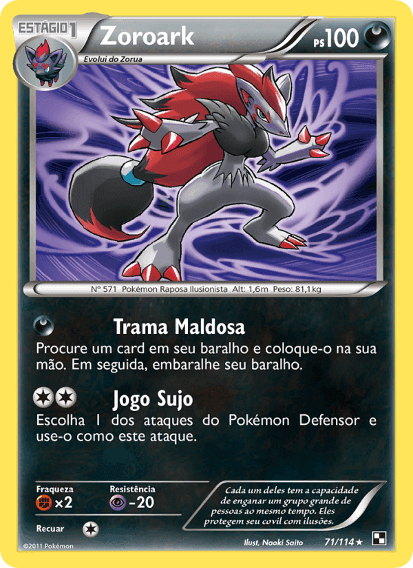 Zoroark, carta 71 de Black & White