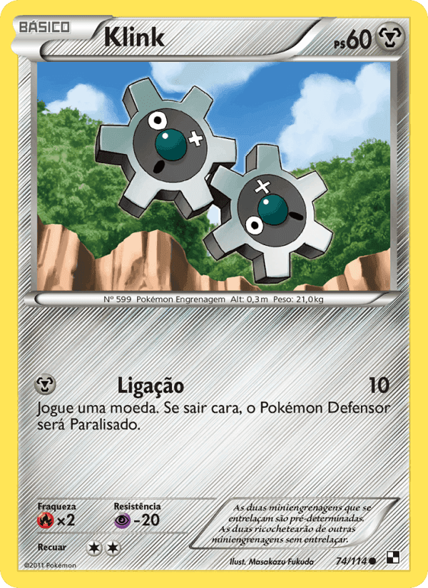 Klink, carta 74 de Black & White