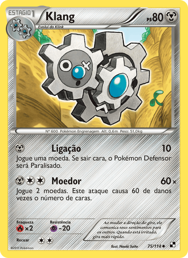 Klang, carta 75 de Black & White