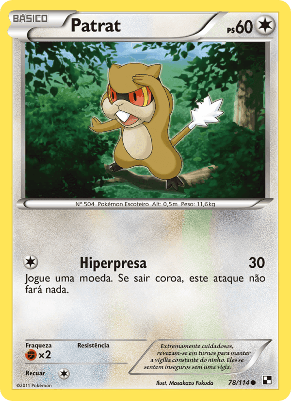 Patrat, card 78 from Black & White