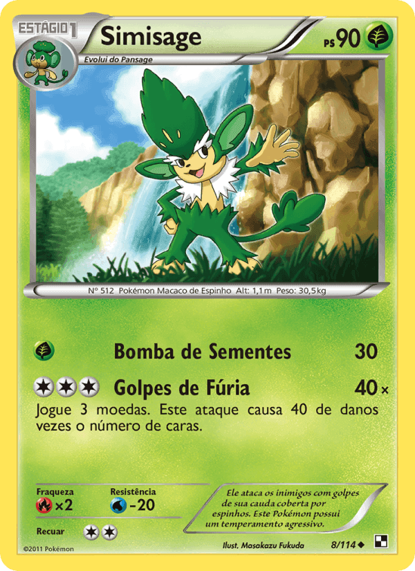Simisage, card 8 from Black & White