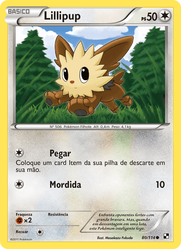 Lillipup, card 80 from Black & White
