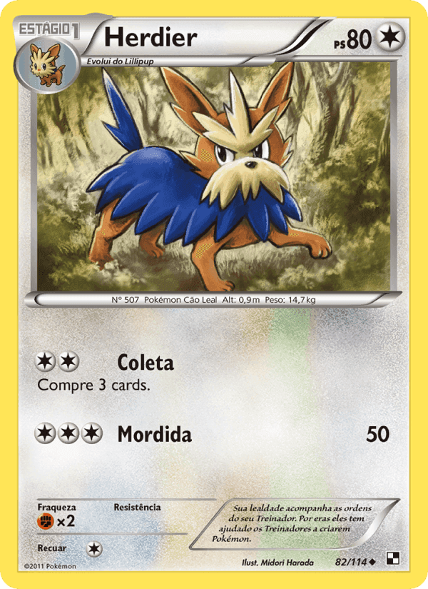 Herdier, carta 82 de Black & White