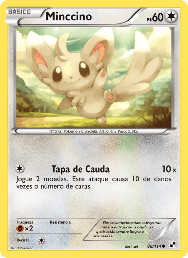 Minccino, card 88 from Black & White