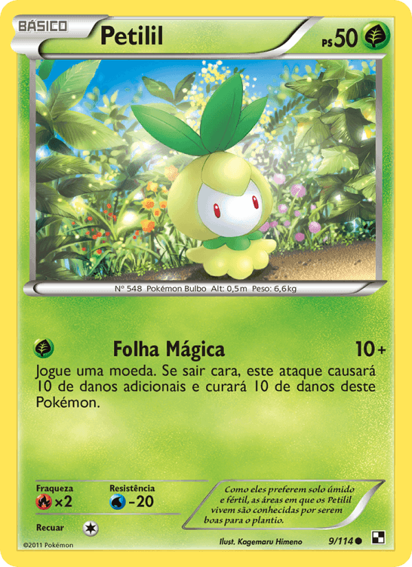 Petilil, carta 9 de Black & White