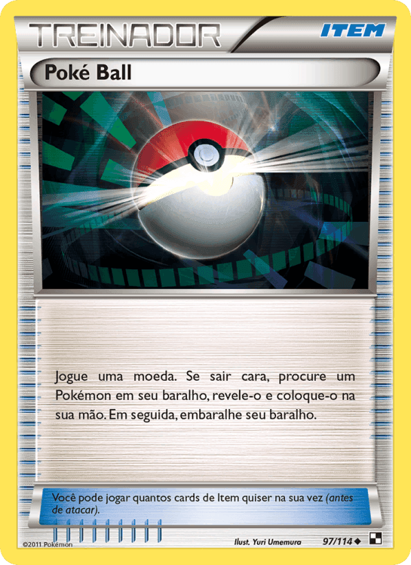 Poké Ball, card 97 from Black & White