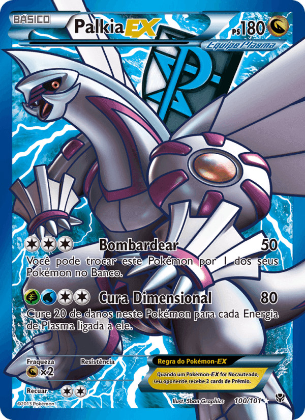 Palkia-EX, card 100 from Explosão de Plasma