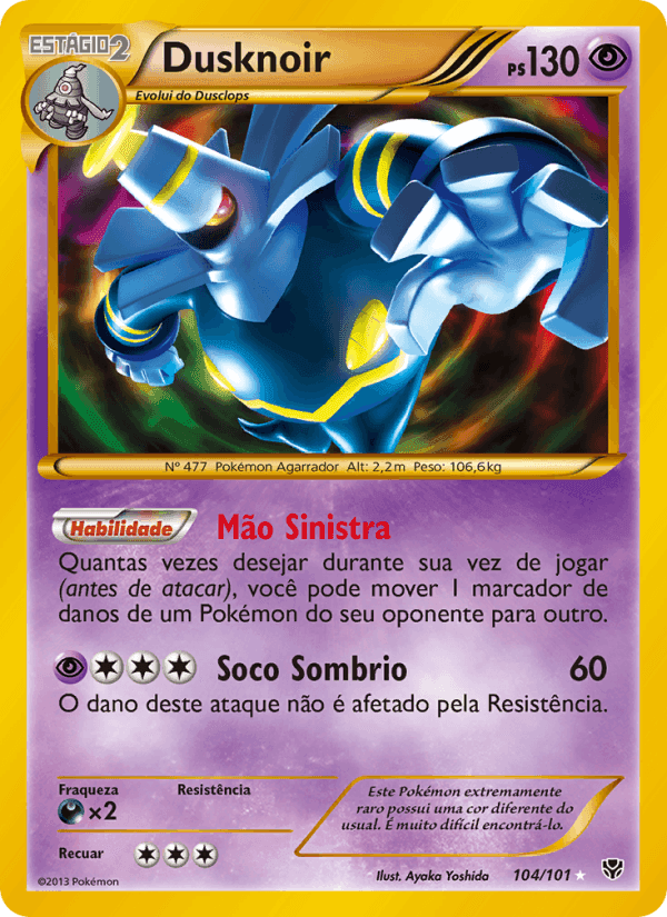 Dusknoir, carta 104 de Explosão de Plasma