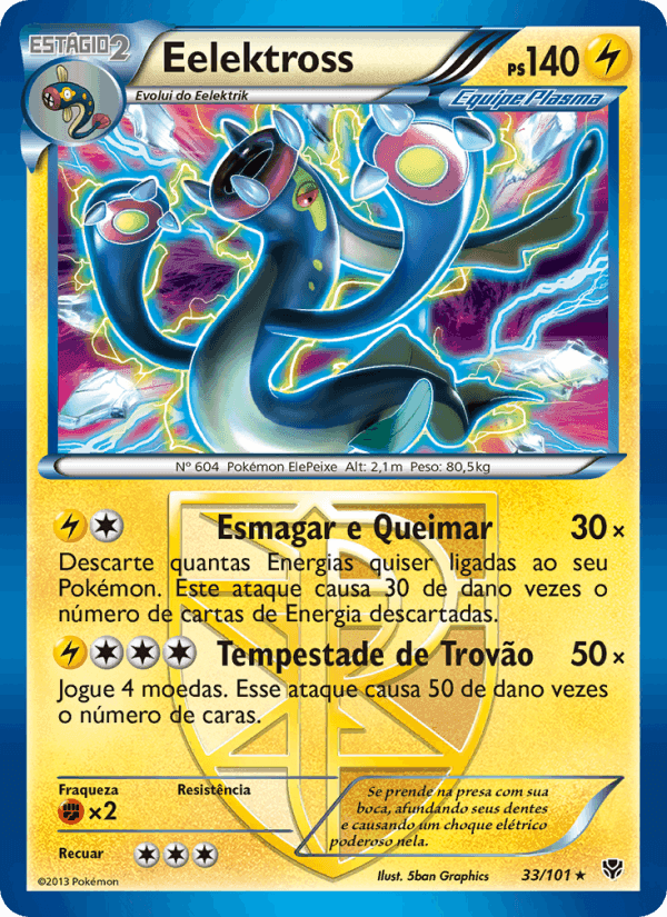 Eelektross, card 33 from Explosão de Plasma