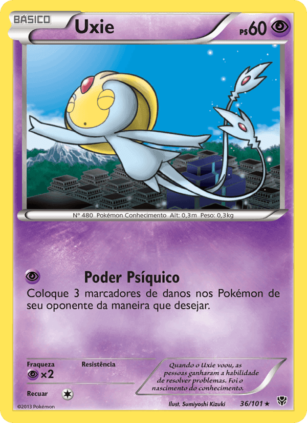 Uxie, carte 36 de Explosão de Plasma