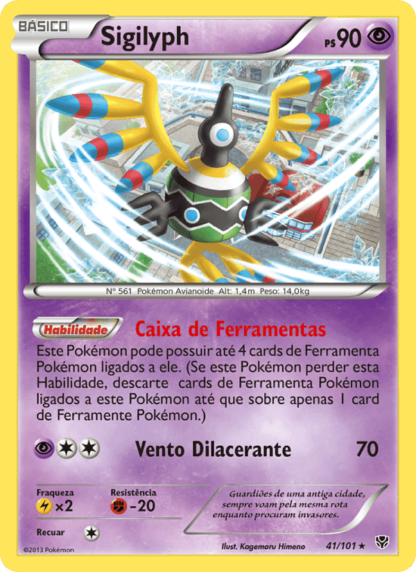 Sigilyph, carta 41 de Explosão de Plasma