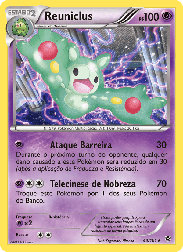 Reuniclus, carte 44 de Explosão de Plasma