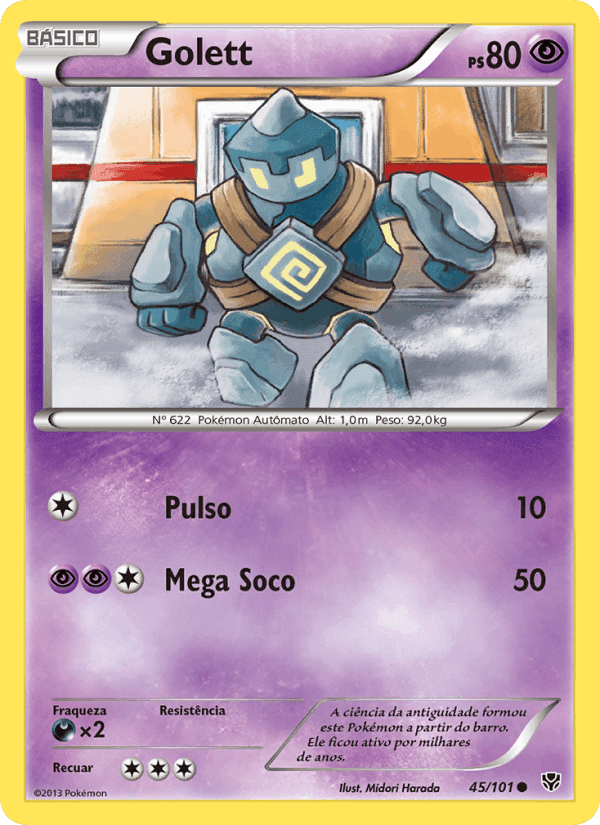 Golett, carte 45 de Explosão de Plasma