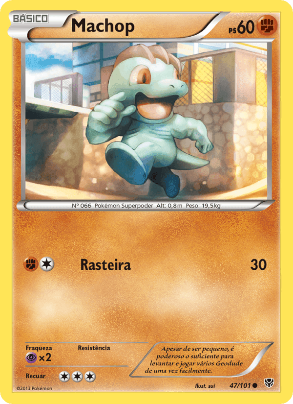 Machop, carte 47 de Explosão de Plasma