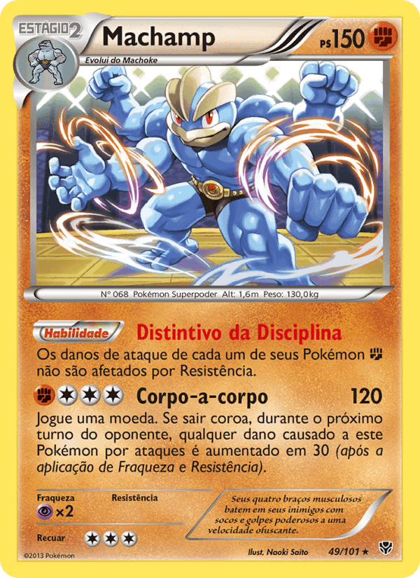 Machamp, carte 49 de Explosão de Plasma