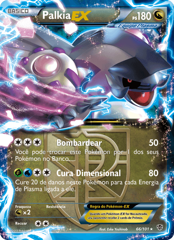 Palkia-EX, card 66 from Explosão de Plasma