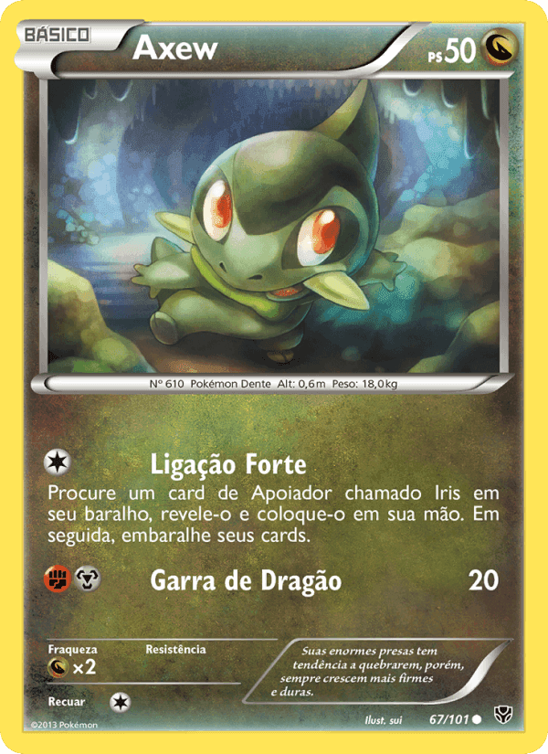Axew, card 67 from Explosão de Plasma
