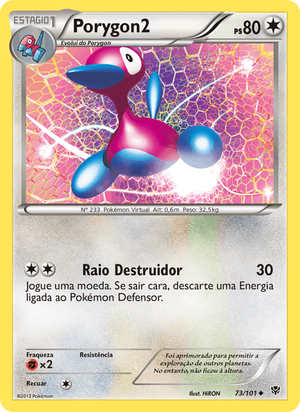 Porygon2, carta 73 de Explosão de Plasma