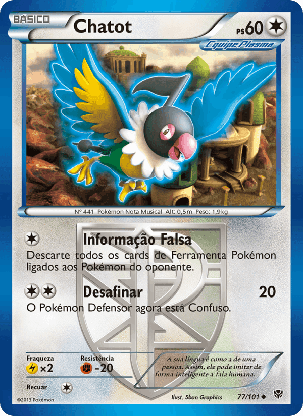 Chatot, card 77 from Explosão de Plasma