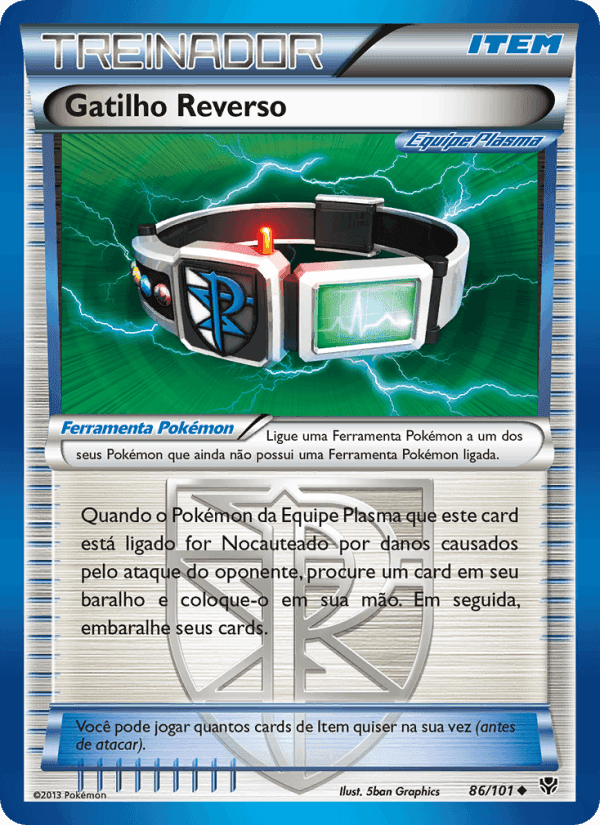 Gatilho Reverso, card 86 from Explosão de Plasma