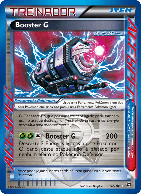 Booster G, carta 92 de Explosão de Plasma
