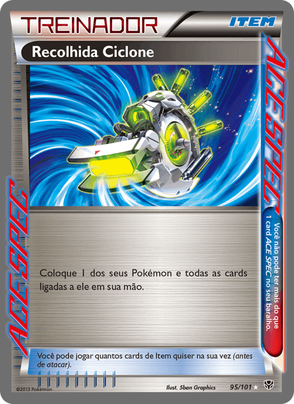 Recolhida Ciclone, card 95 from Explosão de Plasma