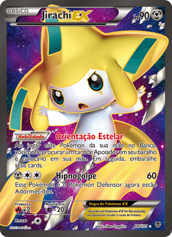 Jirachi-EX, carta 98 de Explosão de Plasma