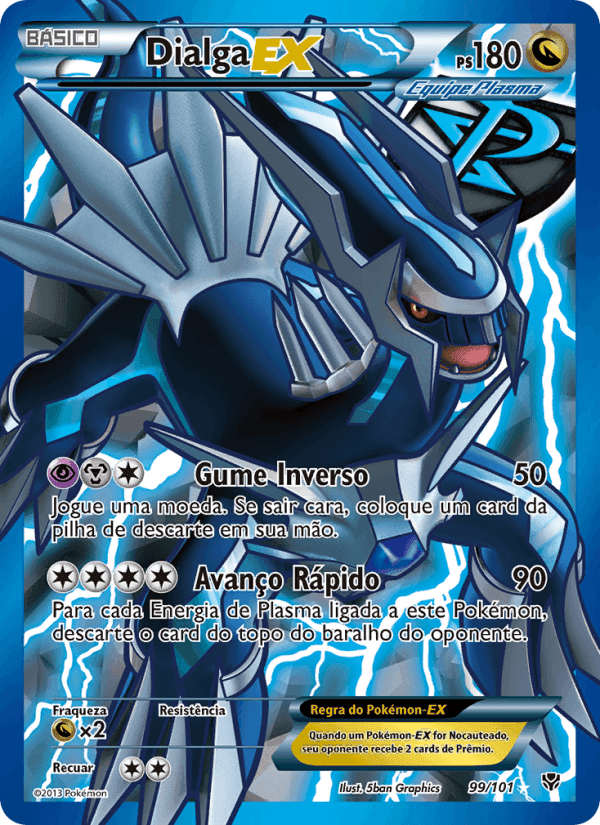 Dialga-EX, carta 99 de Explosão de Plasma
